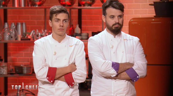 Mallory et Adrien - Episode de la guerre des restos dans "Top Chef 2020" sur M6, le 29 avril 2020.