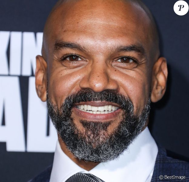 Khary Payton à la projection de la saison 10 de "The Walking Dead" au théâtre TCL Chinese dans le quartier de Hollywood à Los Angeles, le 23 septembre 2019.