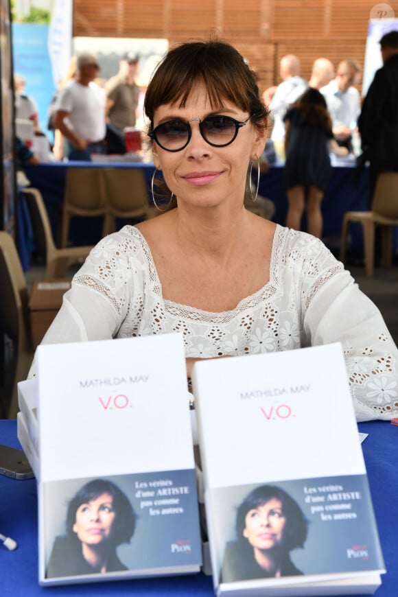 Mathilda May - 23ème édition du festival du livre de Nice le 2 juin 2018. © Bruno Bebert/Bestimage