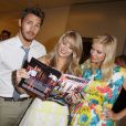  Katherine Kelly Lang, Kim Matula et Scott Clifton d&eacute;couvrent le magazine Fran&ccedil;ais &eacute;dition sp&eacute;cial "TV grandes chaines" qui f&ecirc;tera le 25&egrave;me anniversaire de "Amour, gloire et beaut&eacute;" qui sera diffus&eacute; sur France 2 le 11 juin 2014, le 8 juin 2014 &agrave; Monte-Carlo 