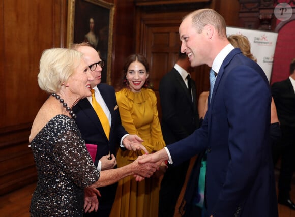 Le prince William, duc de Cambridge, Mary Berry et Jason Watkins - Dîner de gala du 25ème anniversaire du "Child Bereavement UK" au palais de Kensington à Londres. Le 10 juin 2019