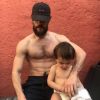 Kevin Mischel et son fils Liam sur Instagram. Le 26 avril 2020.