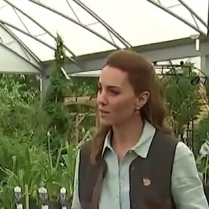 Catherine Kate Middleton, duchesse de Cambridge visite une jardinerie à Londres, Royaume Uni, le 19 juin 2020.