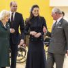 Le prince William, duc de Cambridge, et Catherine (Kate) Middleton, duchesse de Cambridge, Le prince Charles, prince de Galles, et Camilla Parker Bowles, duchesse de Cornouailles - Visite au centre de réadaptation médicale de la défense Stanford Hall, Loughborough, le 11 février 2020 où ils ont rencontré des patients et du personnel et ont visité le gymnase et atelier de prothèse.