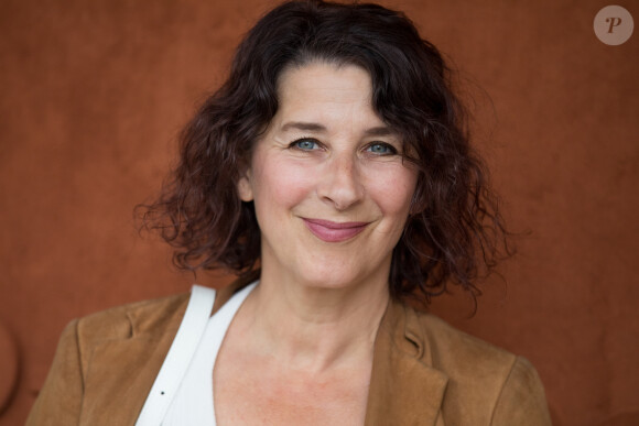 Isabelle Gélinas dans le village lors des internationaux de tennis de Roland Garros à Paris, France, le 3 juin 2019. © Jacovides-Moreau/Bestimage