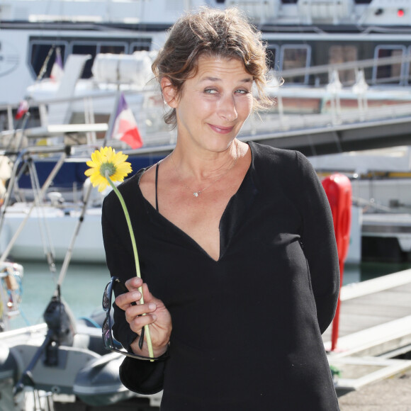 Isabelle Gélinas - Photocall du téléfilm "Les Chamois" lors de la 19e édition du Festival de la Fiction TV de la Rochelle, France, le 16 septembre 2017. © Patrick Bernard/Bestimage