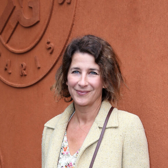 Isabelle Gelinas - People au village des Internationaux de France de tennis de Roland Garros à Paris. Le 31 mai 2015.