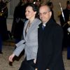 Jean-Michel Blanquer, ministre de l'Education Nationale et sa femme - Le grand-duc et la grande-duchesse de Luxembourg assistent au Dîner d'Etat, au Palais présidentiel de l'Elysée, offert par le président de la République française et sa femme la Première Dame à l'occasion d'une Visite d'Etat en France à Paris, France, le 19 mars 2018. © Jacovides-Moreau/Bestimage