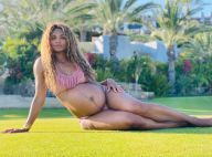 Ciara, enceinte : en bikini dans son jardin, elle dévoile son ventre très rond