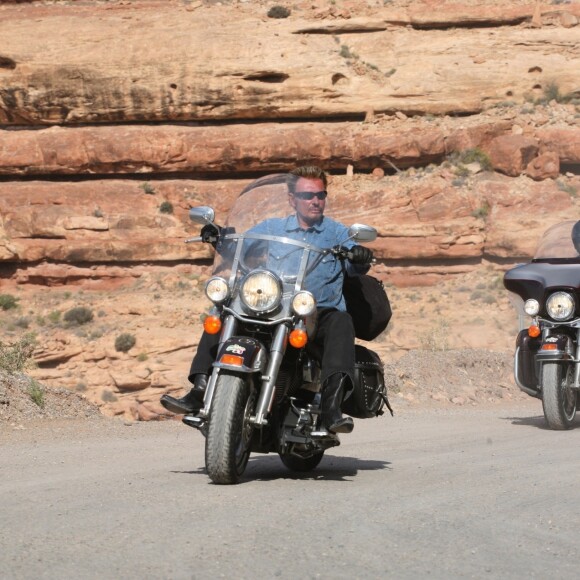 Exclusif - Road trip de Johnny Hallyday le long de la route 66 en Californie en Août 2007. © Stephane Kyndt
