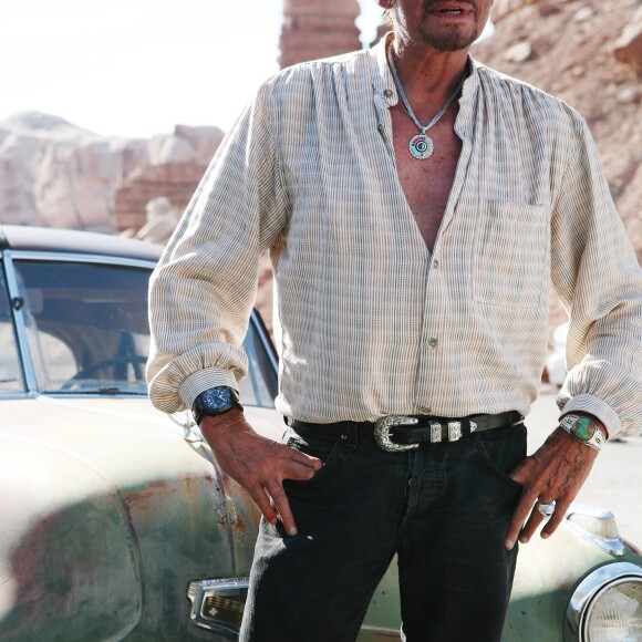 Exclusif - Road trip de Johnny Hallyday le long de la route 66 en Californie en Août 2007. © Stephane Kyndt