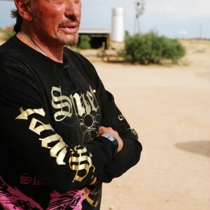 Exclusif  - Road trip de Johnny Hallyday le long de la route 66 en Californie en Août 2007. © Stephane Kyndt