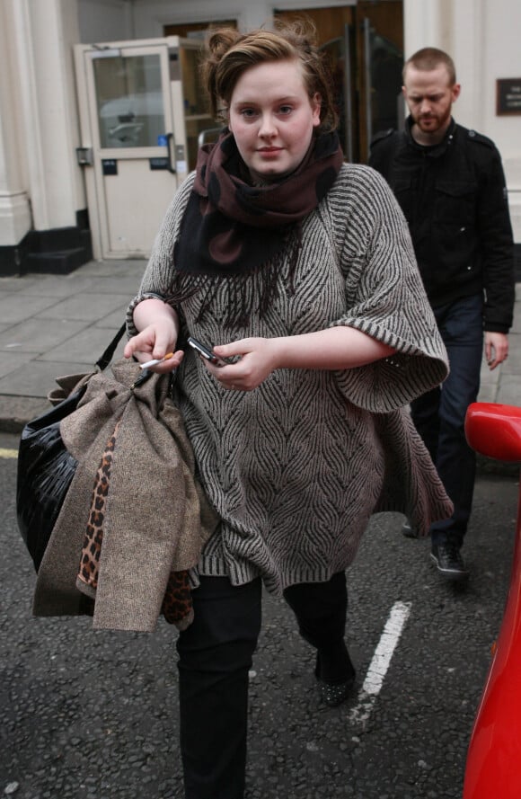 La chanteuse Adele à Londres en 2008.