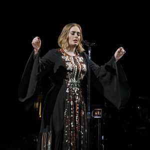 Concert de Adele à l'occasion du festival de Glastonbury le 25 juin 2016.