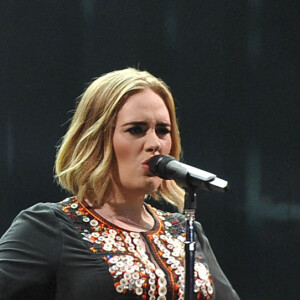 Concert de Adele à l'occasion du festival de Glastonbury le 25 juin 2016.