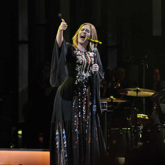 Concert de Adele à l'occasion du festival de Glastonbury le 25 juin 2016.