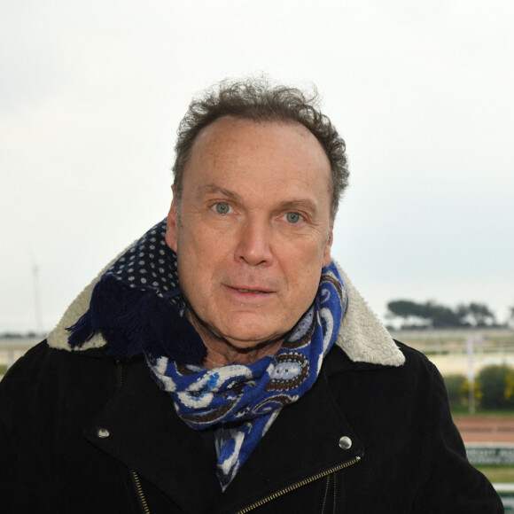 Julien Lepers lors de la journée caritative au profit de la Fondation Claude Pompidou à l'Hippodrome de la Côte d'Azur à Cagnes-sur-Mer, le 10 février 2019. © Bruno Bebert/LMS/Bestimage