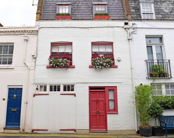 Vue extérieure de la maison de Ghislaine Maxwell à Londres, le 11 septembre 2019. C'est là que Virginia Giuffre (Roberts) aurait eu sa première entrevue sexuelle avec le prince Andrew.