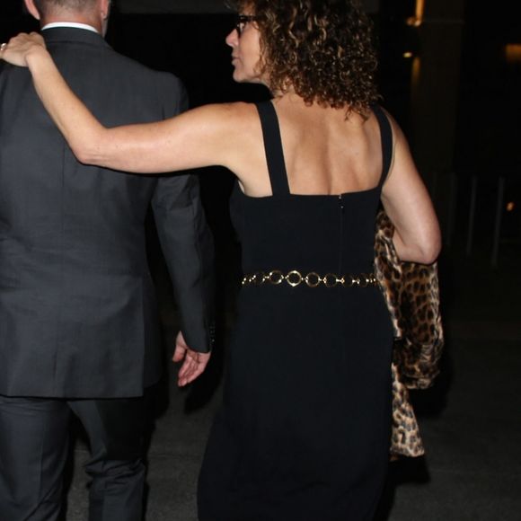 Jennifer Grey (Bébé de Dirty Dancing) et Clark Gregg à Los Angeles Le 21 septembre 2019, de sortie au théâtre pour assister à une réprésentation de la pièce A Play Is A Poem d'Ethan Coen.