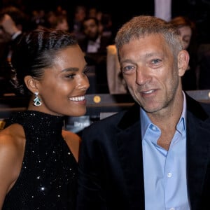 Vincent Cassel et sa femme Tina Kunakey - People dans la salle lors de la 45ème cérémonie des César à la salle Pleyel à Paris le 28 février 2020 © Olivier Borde / Dominique Jacovides / Bestimage