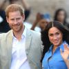 Le prince Harry et Meghan Markle, duc et duchesse de Sussex, en septembre 2019 à Londres.