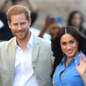 Le prince Harry et Meghan Markle, duc et duchesse de Sussex, en septembre 2019 à Londres.