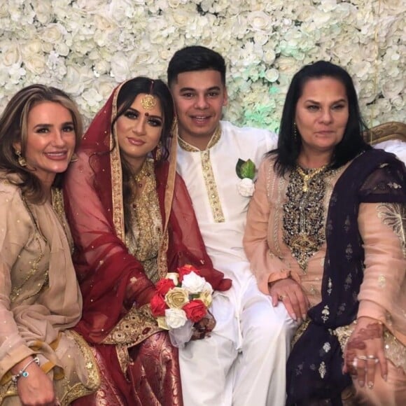 Trisha Malik a partagé des photos du mariage de sa fille Safaa, sur Instagram, le 17 septembre 2019.