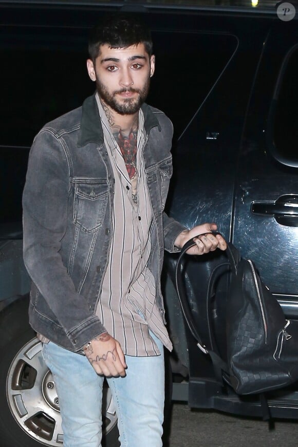 Zayn Malik arrive aux studios Electric Lady à New York, le 2 octobre 2018.