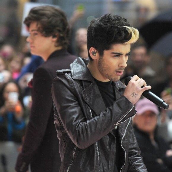 Zayn Malik des One Direction à l'émission "The Today Show" à New York le 13 novembre 2012.