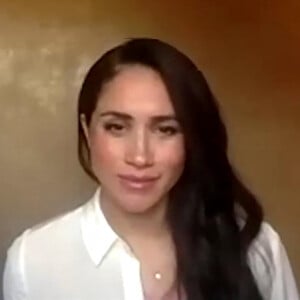 Le prince Harry, duc de Sussex, et Meghan Markle, duchesse de Sussex, abordent la question des inégalités et du racisme institutionnel dans une vidéoconférence avec de jeunes leaders, en leur qualité de Président et vice-président de Queen's Commonwealth Trust (QCT). Los Angeles. Le 6 juillet 2020.