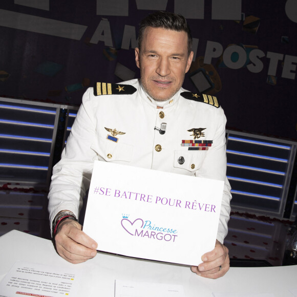 Exclusif - Benjamin Castaldi - Les célébrités posent pour soutenir l'association Princesse Margot qui vient de signer avec la Région Ile de France l'ouverture de la maison de parents Marg'Home à Paris le 14 février 2020. © Jack Tribeca/Bestimage