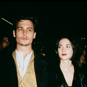 Johnny Depp et Winona Ryder en 1992.