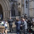 Johnny Depp arrive à la cour royale de justice à Londres, pour entamer le procès pour diffamation contre le magazine The Sun Newspaper. Le 7 juillet 2020