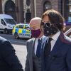 Johnny Depp arrive à la cour royale de justice à Londres, pour entamer le procès pour diffamation contre le journal "The Sun". Le 7 juillet 2020.
