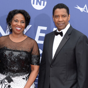 Denzel Washington avec sa femme Pauletta Washington à la 47ème soirée des AFI Life Achievement Award en l'honneur de Denzel Washington au théâtre Dolby à Hollywood, Los Angeles, le 6 juin 2019