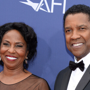 Denzel Washington avec sa femme Pauletta Washington à la 47ème soirée des AFI Life Achievement Award en l'honneur de Denzel Washington au théâtre Dolby à Hollywood, Los Angeles, le 6 juin 2019