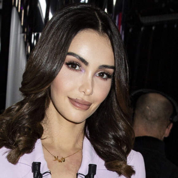 Exclusif - Nabilla Benattia-Vergara - Enregistrement de l'émission "Clique" présentée par M. Achour sur Canal Plus à Issy-les-Moulineaux le 31 janvier 2020. © Jack Tribeca/Bestimage