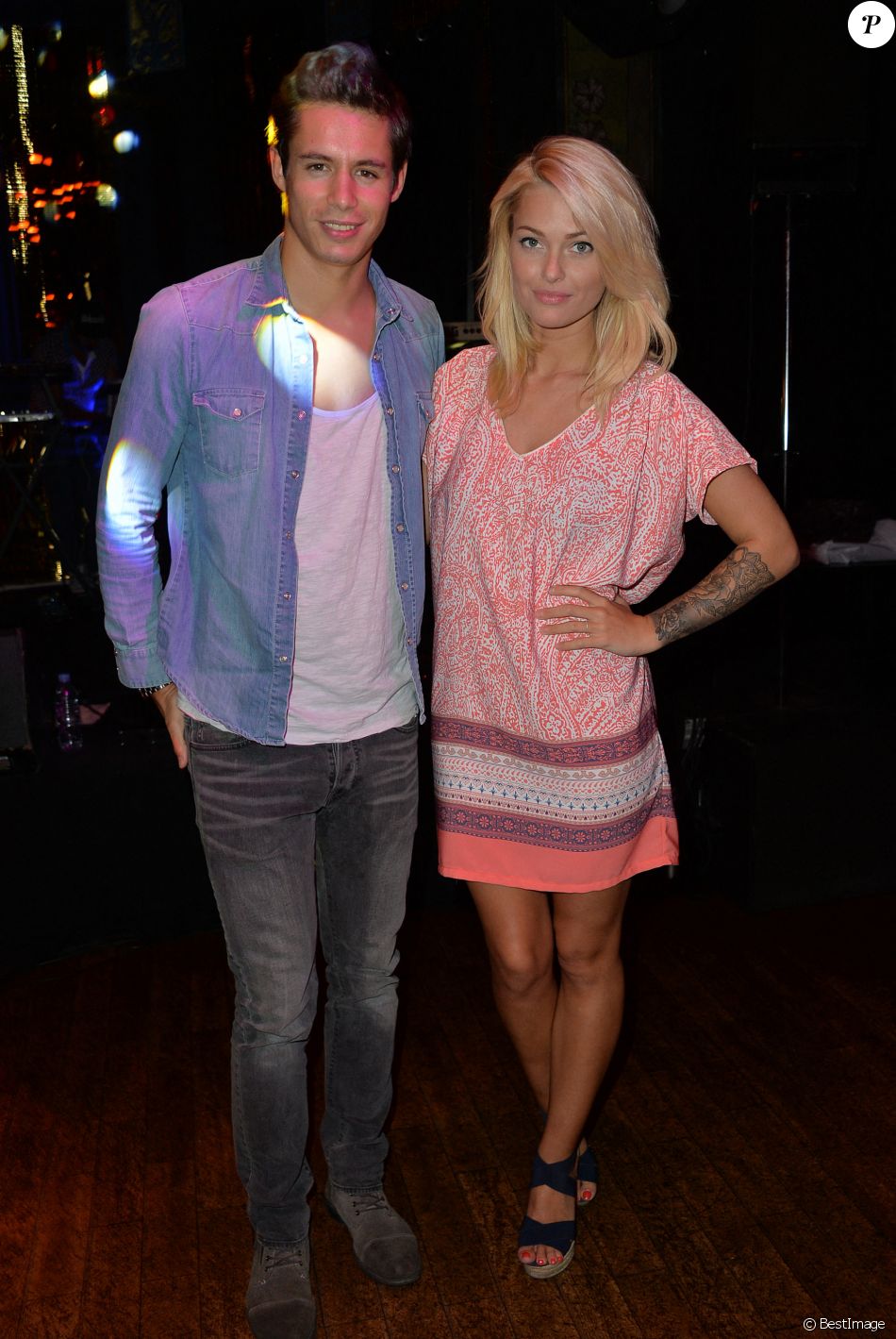 Caroline Receveur Et Valentin Lucas Caroline Receveur et son ex Valentin Lucas - Showcase de Sébastien Patoche  au Théatre du Renard à Paris le 1er juillet, 2014. - Purepeople