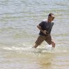 Exclusif - Ryan Dorsey, ex mari de Naya Rivera et la famille de l'actrice se retrouvent au lac Piru pour participer à la recherche du corps le 11 juillet 2020.