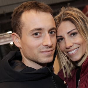 Hugo Clément et sa compagne Alexandra Rosenfeld (Miss France 2006) - Salon du livre de Paris le 16 mars 2019. © Cédric Perrin/Bestimage16/03/2019 - Paris