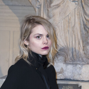 Béatrice Martin, dite Coeur de pirate - Défilé Sonia Rykiel collection prêt-à-porter Automne-Hiver 2017-2018 à l'école des Beaux Arts à Paris, le 3 Mars 2017. © Olivier Borde/Bestimage