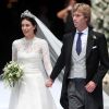 Le prince Christian de Hanovre et Alessandra de Osma le 16 mars 2018 lors de leur mariage au Pérou. ©Ernesto Arias/EFE/ABACAPRESS.COM
