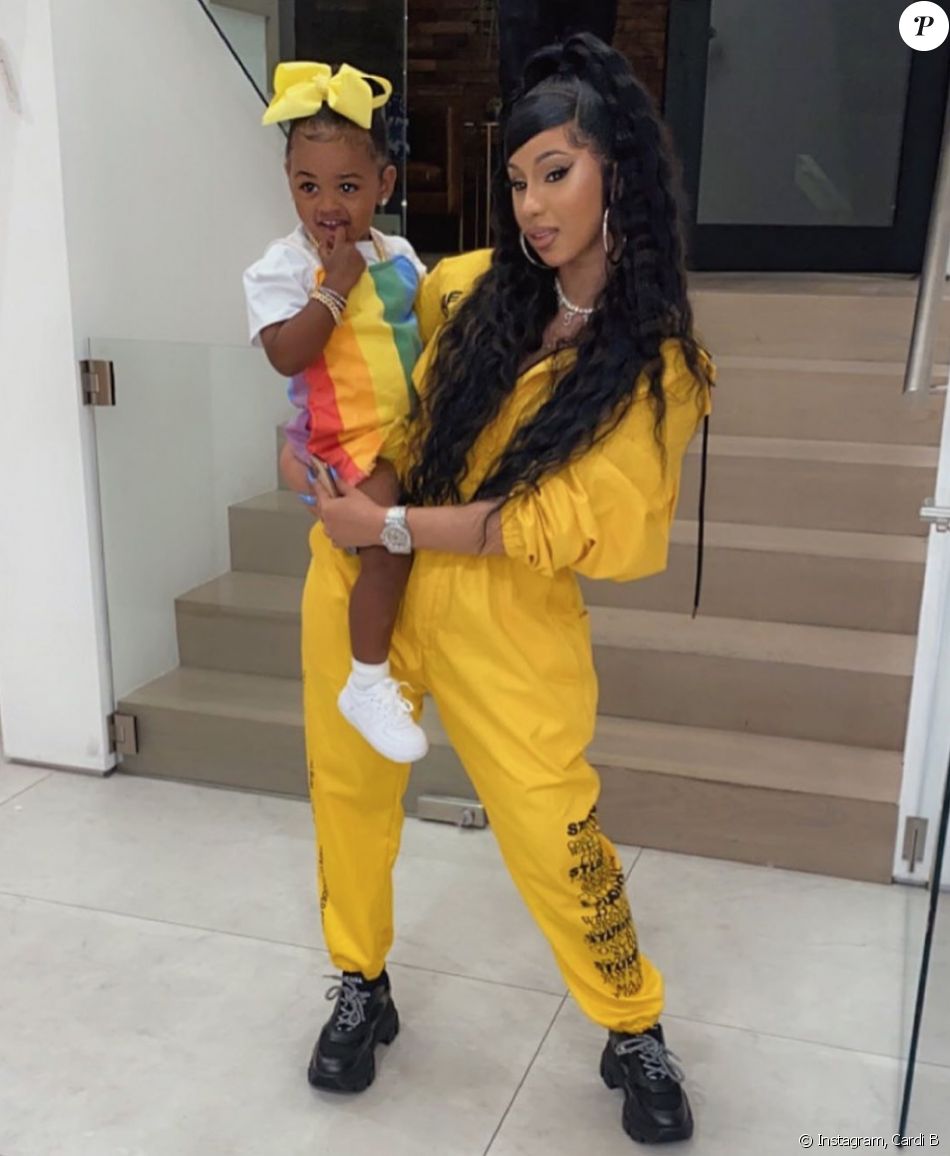 Cardi B Et Sa Fille Kulture. Juin 2020. - Purepeople