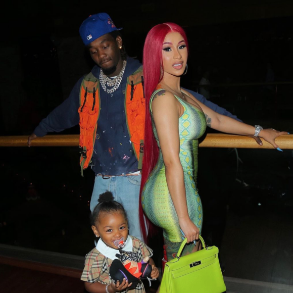 Cardi B, Offset et leur fille Kulture. Juin 2020.