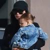 Exclusif - Naya Rivera est allée déjeuner avec son fils Josey Dorsey au restaurant Alcove à Los Feliz, le 14 mars 2018.