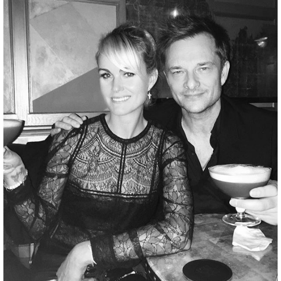 Laeticia et David Hallyday sur une photo publiée sur Instagram en mars 2016.