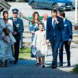  La princesse héritière Victoria de Suède, le prince Daniel et la princesse Estelle ont été rejoints par le prince Carl Philip et la princesse Sofia pour assister à un concert intimiste, coronavirus oblige, dans les vestiges du château de Borgholm le 14 juillet 2020 à l'occasion du 43e anniversaire de Victoria. 