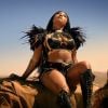 Megan Thee Stallion dans son nouveau clip "Girls in the hood". Los Angeles. June 29, 2020.