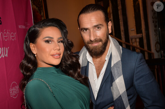 Exclusif - Milla Jasmine et son compagnon Mujdat Saglam - Soirée "Masterclass - Les secrets du métier d'influenceur" à Paris, le 9 décembre 2019. © Veeren/Bestimage