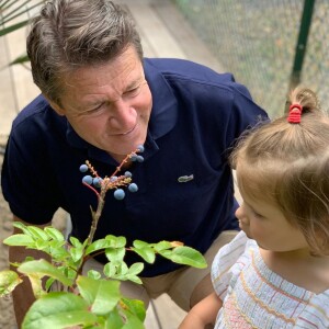 Christian Estrosi partage un moment de détente avec sa fille Bianca le 17 juillet 2020.